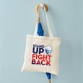 thumbnail image 4 of CafePress - Fight Back Tote Bag - Unisex Canvas Tote Bag, Beige, 1-Piece, 4 of 6