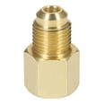 thumbnail image 1 of Amdohai R134A Refrigerant Tank/Vacuum Pump Adapter to R12 Fitting Adapter 1/2inch Female to 1/4inch Male, 1 of 5