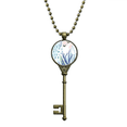 thumbnail image 1 of Sea s Art Pattern Key Necklace Pendant Tray Embellished Chain, 1 of 3