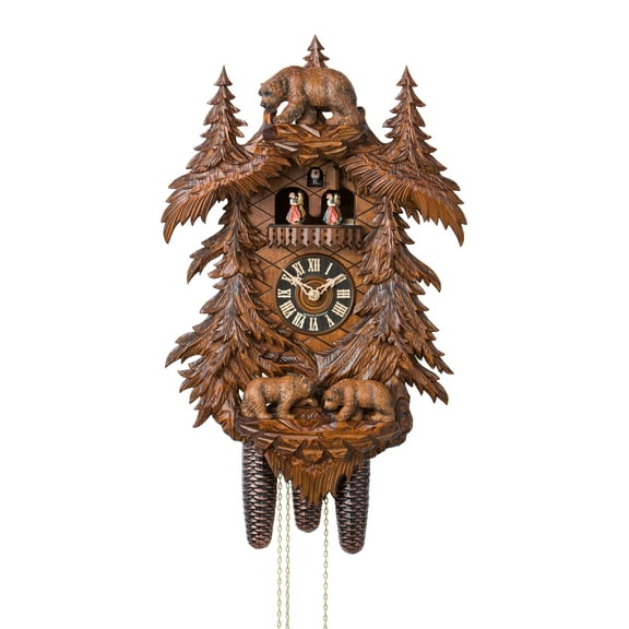 Cuckoo Clock Bears in the Forest HO 86709/5Tko