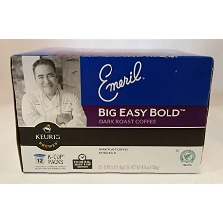 Emerils Organic Big Easy Bold Dark Roast Coffee For Keurig Brewers, 24-Count K-Cups (Pack Of 2) By Emeril
