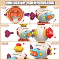 thumbnail image 2 of Cubo Sensorial 6 en 1 de Cohete, Juguete Montessori de Agarre, Panel Interactivo Espacial, Regalo para Bebés 6+ Meses, 2 of 6