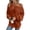 Brown, variant on Womens Fall Sweaters Off The Shoulder Batwing Sleeve Textured Knit Tops Oversized One Shoulder Sweater
