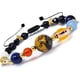 thumbnail image 3 of GeorgeX Pulseras de Mujer, Pulsera Trenzada Ajustable con Piedras Naturales, 3 of 3