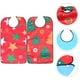 thumbnail image 3 of KAKOWELY 2 baberos navideños para adultos, babero decorativo para adultos mayores, babero para comer, babero para personas mayores, babero con correa ajustable, 3 of 4