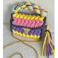 thumbnail image 4 of JUYGO Chunky Yarn Knit Crossbody Bags for Women Top-handle Handwoven Wool Tote Bag Soft Braided Shoulder Satchel Cute Purses, 4 of 8
