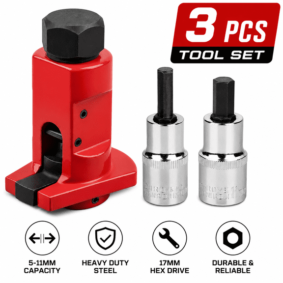 3-Pcs Suspension Strut Knuckle Spreader Tool 5-11mm Shock Absorber Ball Joint Separator for Car Hub Removal