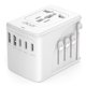 thumbnail image 1 of Adaptador de enchufe de viaje Acer Universal con 5 puertos USB 5,8 A, color blanco, 1 of 6