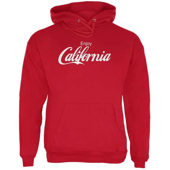Enjoy California Red Adult Hoodie - Medium