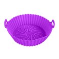 thumbnail image 2 of Ke1Clo Round Air Fryer Tray under $5! Fryer Pot Baking Pan for Cooking Baking Dishwasher Safe Compact Storage and Heat Resistant, 2 of 7