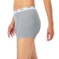 thumbnail image 3 of Calzoncillos bóxer Hanes de algodón elástico a mitad del muslo de Underwear para mujer, 3 of 6
