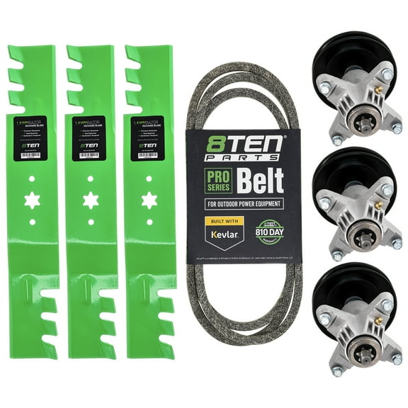 8TEN Blade Spindle Belt Kit for MTD Cub Cadet 54 inch GT1554 MK1005615