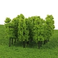 thumbnail image 4 of 20 Pcs Modèle d'Arbres Vert Foncé/clair Train Forêt Parc Jeu de Guerre Paysage OO, 4 of 8