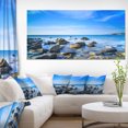 thumbnail image 1 of Baratti Bay Rocks in Waters at Sunset - Extra Large Seashore Canvas Art, 1 of 3