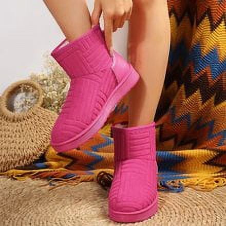 

Knitted elastic pointed mid tube high-heeled socks and boots