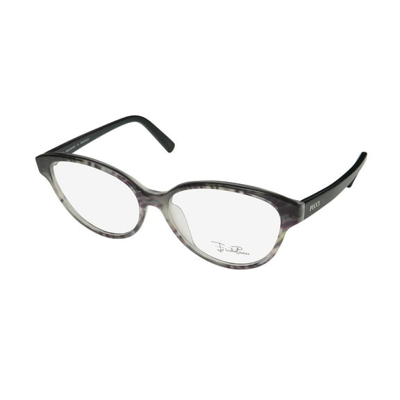 NEW EMILIO PUCCI 2688 WOMENS/LADIES CAT EYE FULL-RIM BLACK / MULTICOLOR FRAME DEMO LENSES 52-15-135 EYEGLASSES/EYEWEAR
