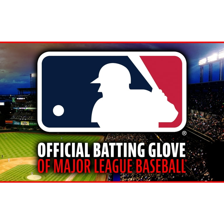 Franklin Sports MLB Free Flex Baseball Batting Gloves - Black/Gray