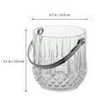 thumbnail image 2 of RENACLIPY Portable Clear Plastic Ice Bucket with Lid and Tongs 2-Piece Set for Parties and Outdoor Use, 2 of 6