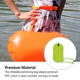 thumbnail image 3 of Yuarrent Bolsa de natación seca Inflable Natación PVC Boya salvavidas Bolsa de seguridad ajustable Herramienta de entrenamiento Bolsas de Deportes acuáticos Amarillo, 3 of 6