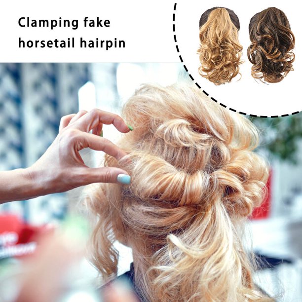 wolftale Hair Pin Curly Ponytail Styling Plastic Hair Extension