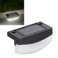 thumbnail image 4 of Solar Stair Light, 120 Degree Light Emitting Angle 700mah PC Shell Rain Protection 50000 Hours Service Life Outdoor Step Lamp With Screw For Park White Light, 4 of 8