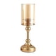 thumbnail image 1 of Candelabro cilíndrico de cristal transparente Baoblaze Candelero de mesa, 1 of 8