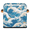 Multicolor 4, variant on CURLYOOT Abstract Ocean Waves Striped Cube Storage Bin, 11 Inch Storage Cube Fabric Bin for Shelves, Foldable Clothes Organizer Baskets with Leather Handle for Closet Home