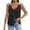 Black, variant on Admvng Summer Tops for Women Plus Size Casual V-Neck Solid Lace Sleeveless T-shirt Blouse S-3XL