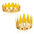 thumbnail image 1 of Set de coronas Aysatogc Birthday King Crown Prince Golden, 2 unidades, 1 of 7