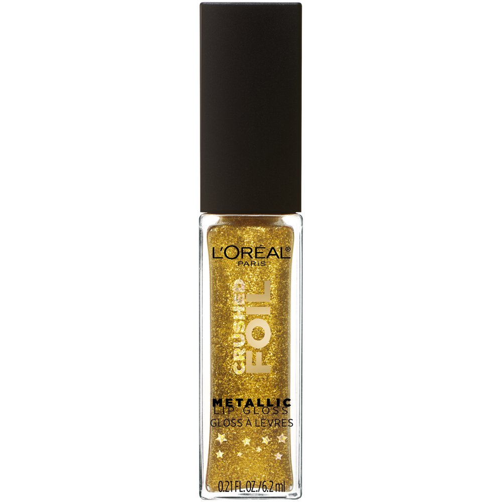 L'Oreal Paris Crushed Foils Metallic Lip Gloss, Mirrored