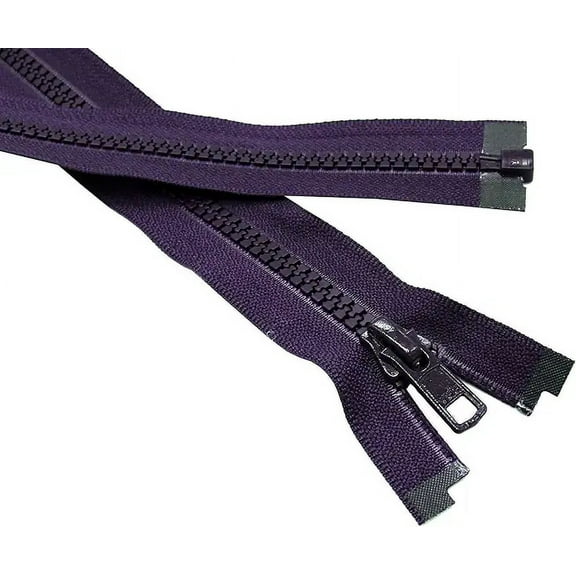 YKK 32" Vislon Zipper ~ YKK #5 Molded Plastic ~ Separating - 866 Deep Purple (1 Zipper/Pack)