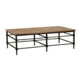 thumbnail image 1 of Manchester Vintage 57-inch Rectangular Iron & Elm Cocktail Table, 1 of 3