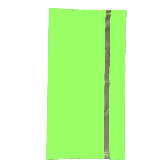 Naiovety Calentador de polainas para el cuello, pañuelo para la cabeza, pasamontañas multifunción, tira reflectante de Color sólido sin Ciclismo verde fluorescente