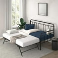 thumbnail image 4 of DHP Locky Metal Daybed with Pop Up Trundle Bed, Twin over Twin, Black, 4 of 26