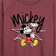 thumbnail image 3 of Mickey & Friends - Mickey Star Burst - Women's Lightweight French Terry Long Sleeve Shirt, 3 of 5