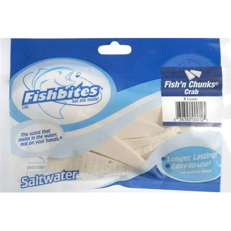 Fishbites 0012 Fish n Chunks Longer Lasting Bait Strips 1 x 3