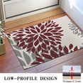 thumbnail image 3 of Bohemian Retro Floral Non-Slip Entryway Door Mat,Boho Indoor Decor Durable Low Plush Door Mat,Washable Welcome Rug for Patio Hallway Home Decor 16x24 Inches, 3 of 7