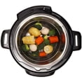 thumbnail image 4 of LHX Steamer Rack Trivet,with Heat Resistant Silicone Handles,Compatible with 6 Qt 8 Quart, Stainless Steam Rack Pressure Cooker Trivet, for Easy Chicken & Pot Removal,2 stylesB, 4 of 7