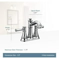 thumbnail image 4 of Moen Belfield Oil Rubbed Bronze Two-Handle Faucet, 4 of 4