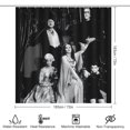 thumbnail image 2 of 4 Pcs The Munsters Shower Curtain Set with Rugs, Bathroom Set with Shower Curtain And Rugs with 12 Hooks for Bathroom Decor, 2 of 7