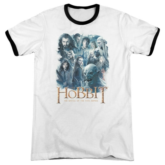 Hobbit Main Characters Adult Ringer White Black