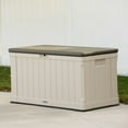 thumbnail image 3 of Lifetime Outdoor Polyethylene Deck Box, 116 Gallon Capacity, Tan & Brown (60186), 3 of 12