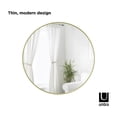 thumbnail image 4 of Umbra Hubba 24" Round Wall Mirror Metallic Finish Brass, 4 of 9