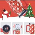 thumbnail image 5 of Christmas Red Santa Claus Gifts for Women Men, Xmas Ho Stainless Steel Insulated Travel Coffee Cup, 40 Oz Tumbler with Handle and Straw, Winter Holiday Water Bottle, 5 of 6