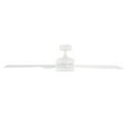 thumbnail image 5 of Wynd 60" Matte White Integrated LED Smart Ceiling Fan with Remote Control, 5 of 11