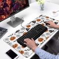 thumbnail image 2 of Long Mouse Pads for Desk,Classic Elements Halloween Pattern Desk Mats on Top Of Desks, Desk Mouse Pad Extra Large with 3mm Non-Slip Base and Stitched Edge for Gaming,Office,Work,Home 31.5"x15.7", 2 of 6
