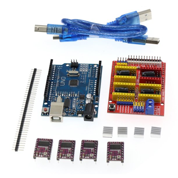 Kit de accesorios para impresora 3D CNC V3 Engrver Set de accesorios Placa de desarrollo de versión Eccomum Kit de accesorios para impresora
