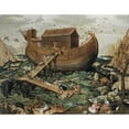 thumbnail image 3 of Simon de Myle 14x12 Black Modern Framed Museum Art Print Titled - Noah's Ark on the Mount Ararat, 3 of 5