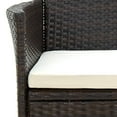 thumbnail image 5 of vidaXL Chaises de Jardin avec Coussins 4 Pcs Rotin Poly Brun, 5 of 5