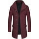 thumbnail image 1 of Abrigo para hombre, chaqueta larga, abrigos gruesos, abrigo de lana de invierno para hombre, gabardina para hombre, chaqueta informal de trabajo, 1 of 5